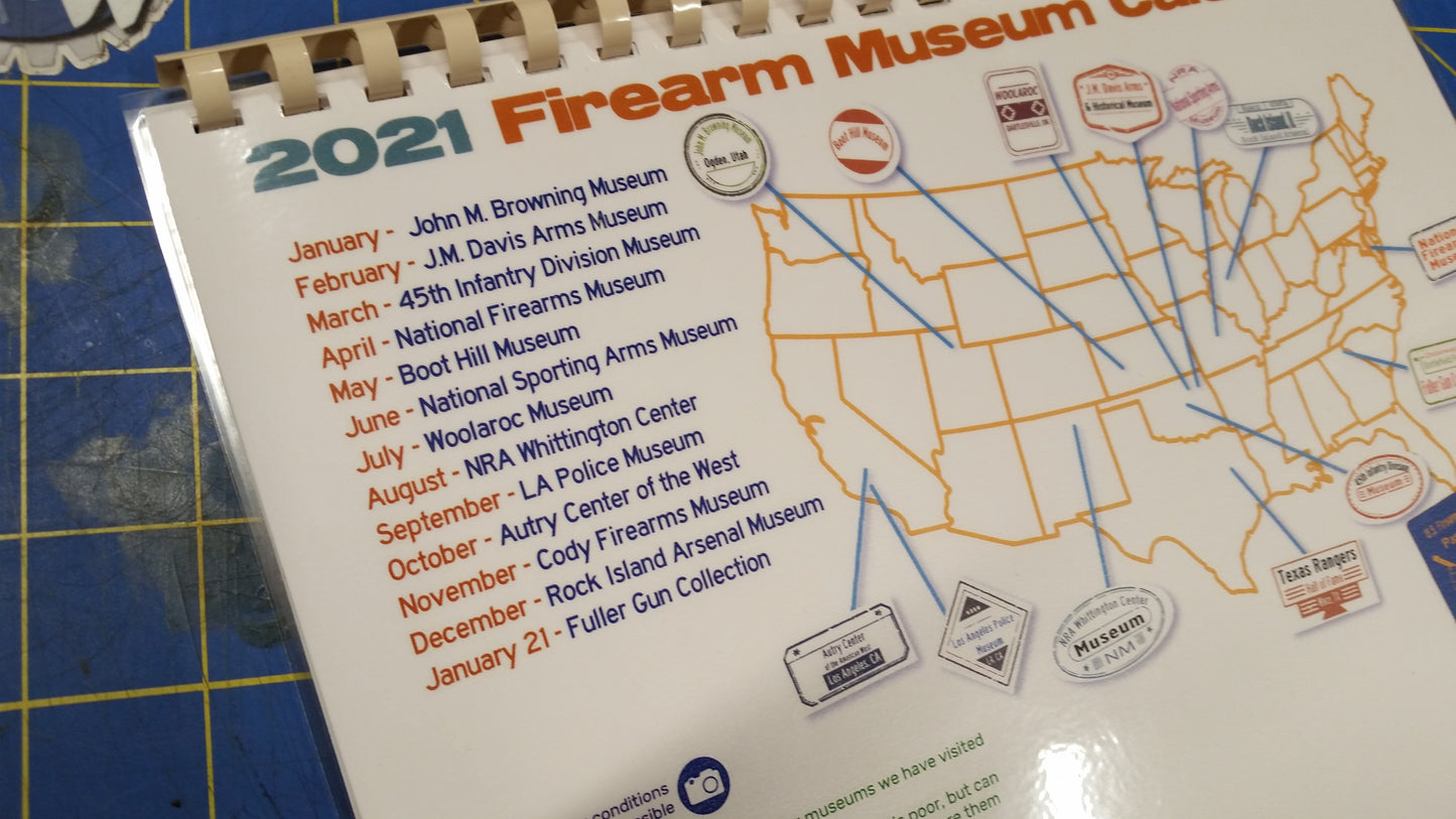 Sold Out - 2021 Firearm Museum Calendar (1st run of just 15)