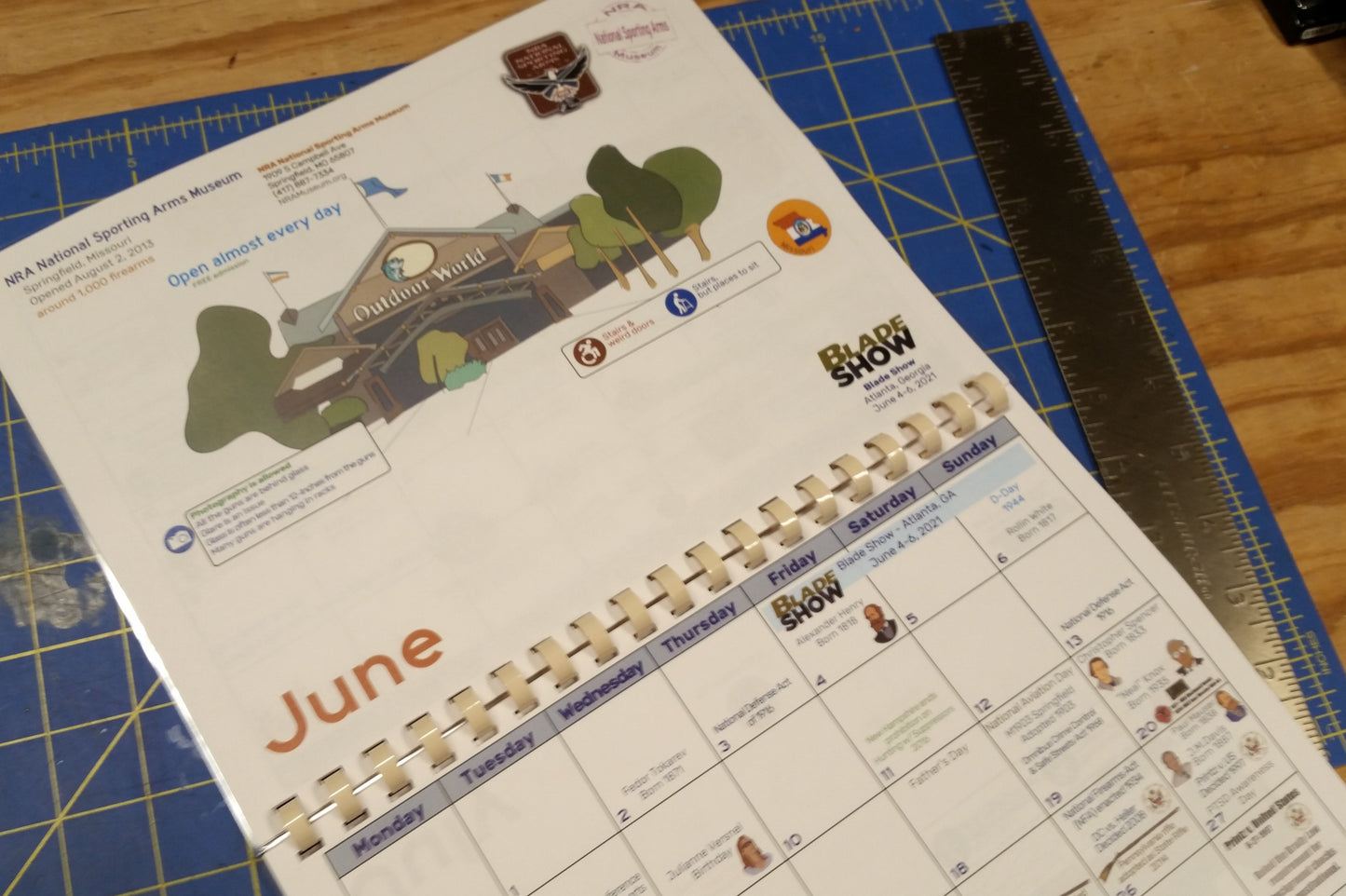 Sold Out - 2021 Firearm Museum Calendar (1st run of just 15)