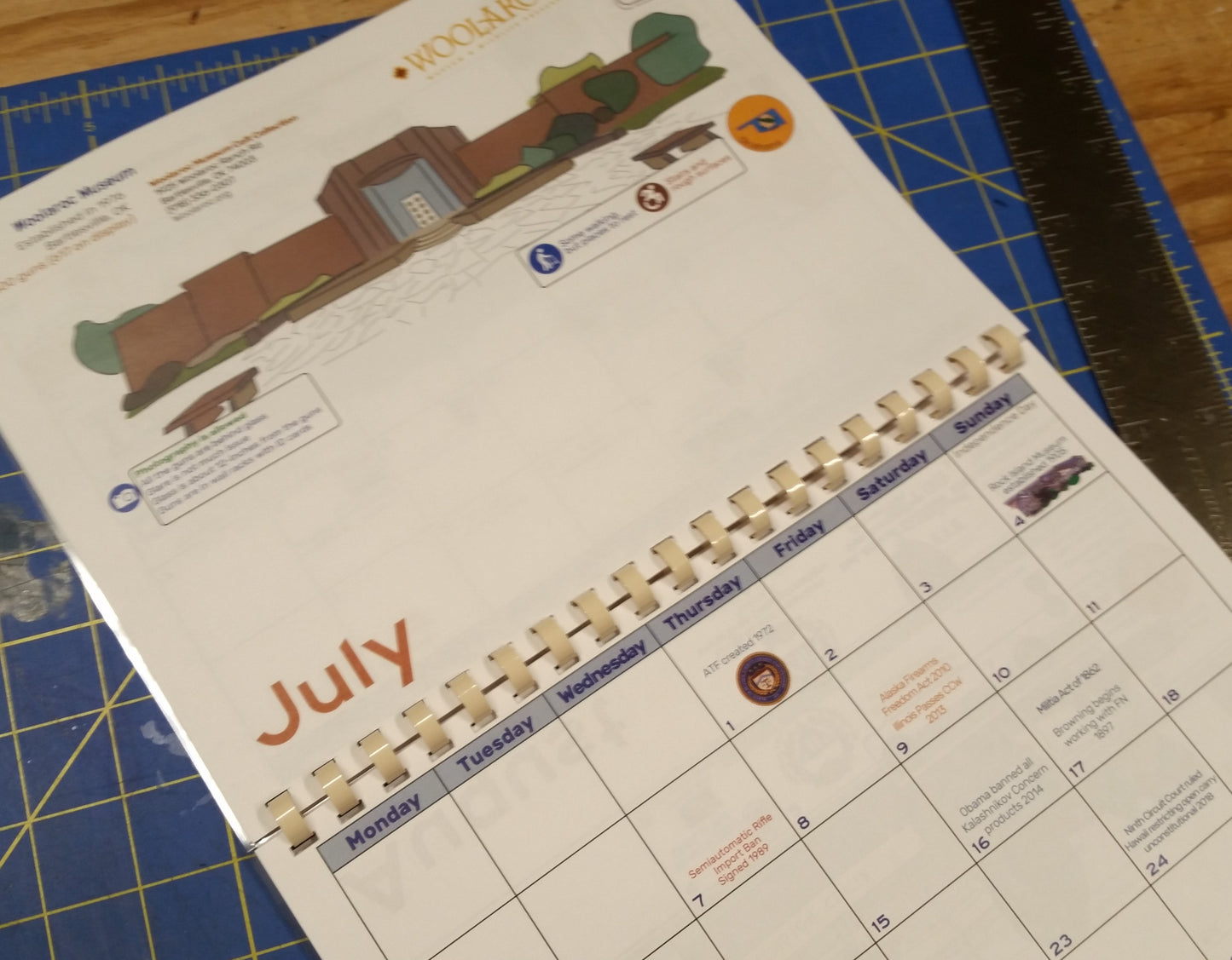 Sold Out - 2021 Firearm Museum Calendar (1st run of just 15)