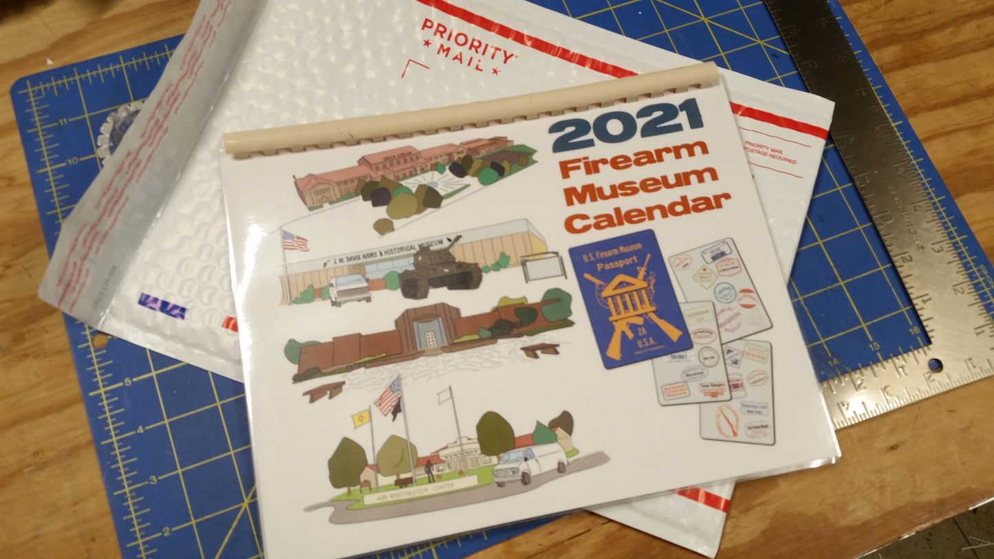 Sold Out - 2021 Firearm Museum Calendar (1st run of just 15)