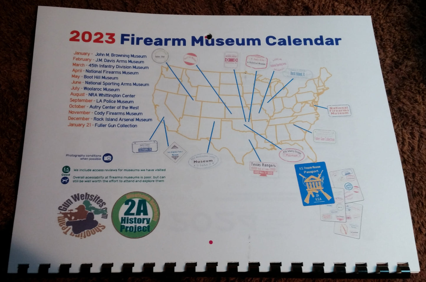 2023 Firearm Museum Calendar