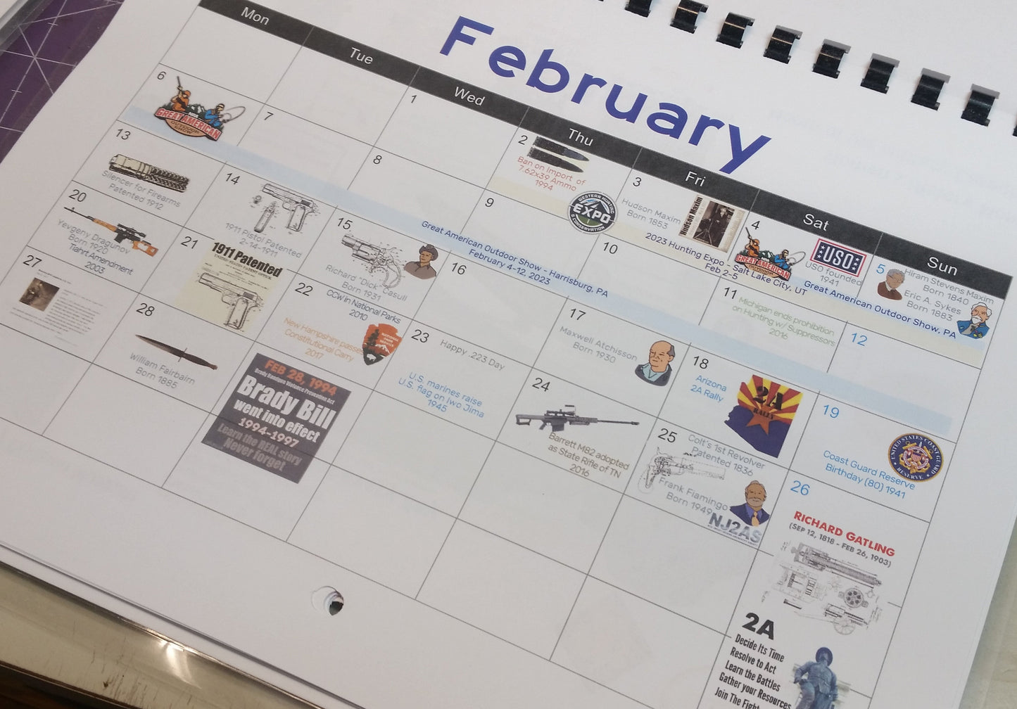 2023 Firearm Museum Calendar