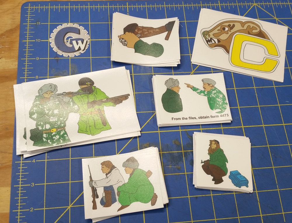 Sold Out - 'Wolverine' Sticker Sets - Made in Tucson, AZ USA