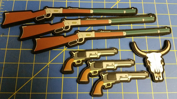 Sold Out - 6 Gun & Skull - Old West PVC Set