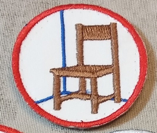 Sold Out - Chair Is Against the Wall (2nd Design) Patch