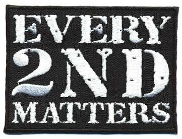 Sold Out - Every 2nd Matters (1st Run) B&W Patch