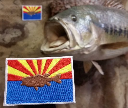 Sold Out - Fish in AZ Flag Patch