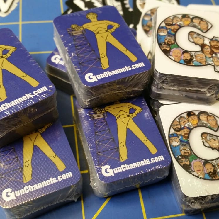 Sold Out - 4th Set - Gun Channels 2018 Trading Cards "the Tulsa deck"