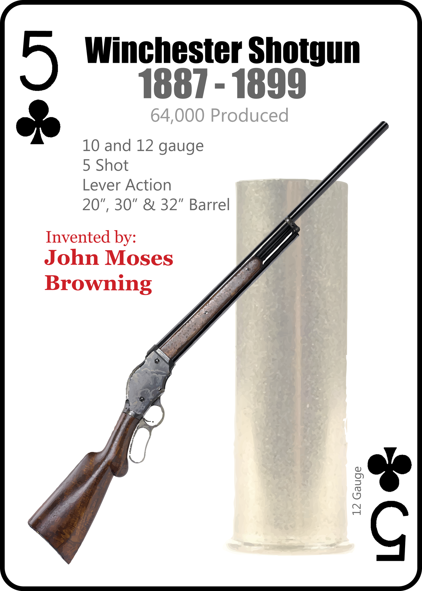 Old West Guns Playing Card Deck