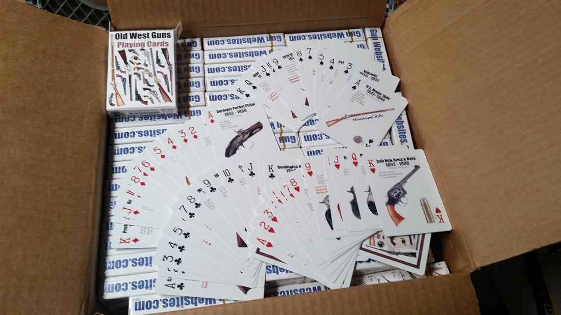 The Old West Guns Playing Cards have arrived !!