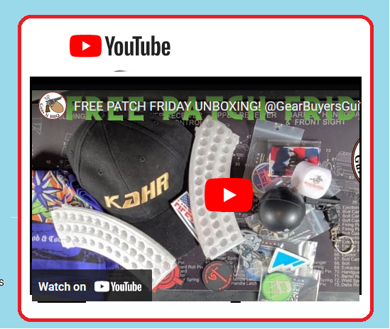 FREE PATCH FRIDAY UNBOXING! @GearBuyersGuide #Guns #patches #2A #2Aswag