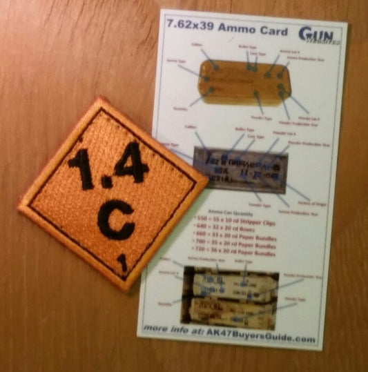 Sold Out - Original Ammo Placard, Orange Patch