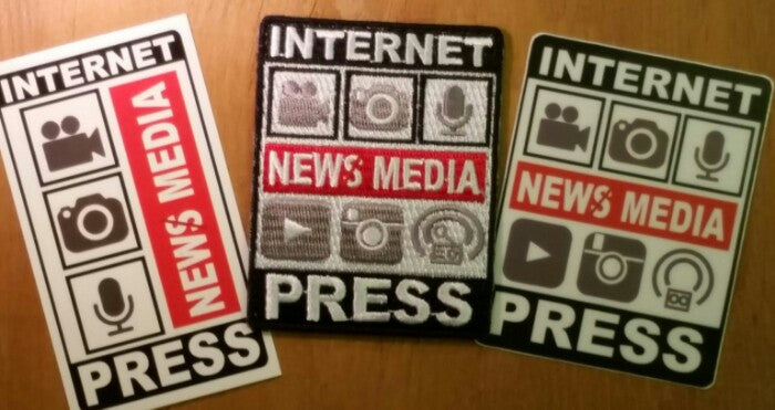Sold Out - New Media - Large, Patch & Sticker Set