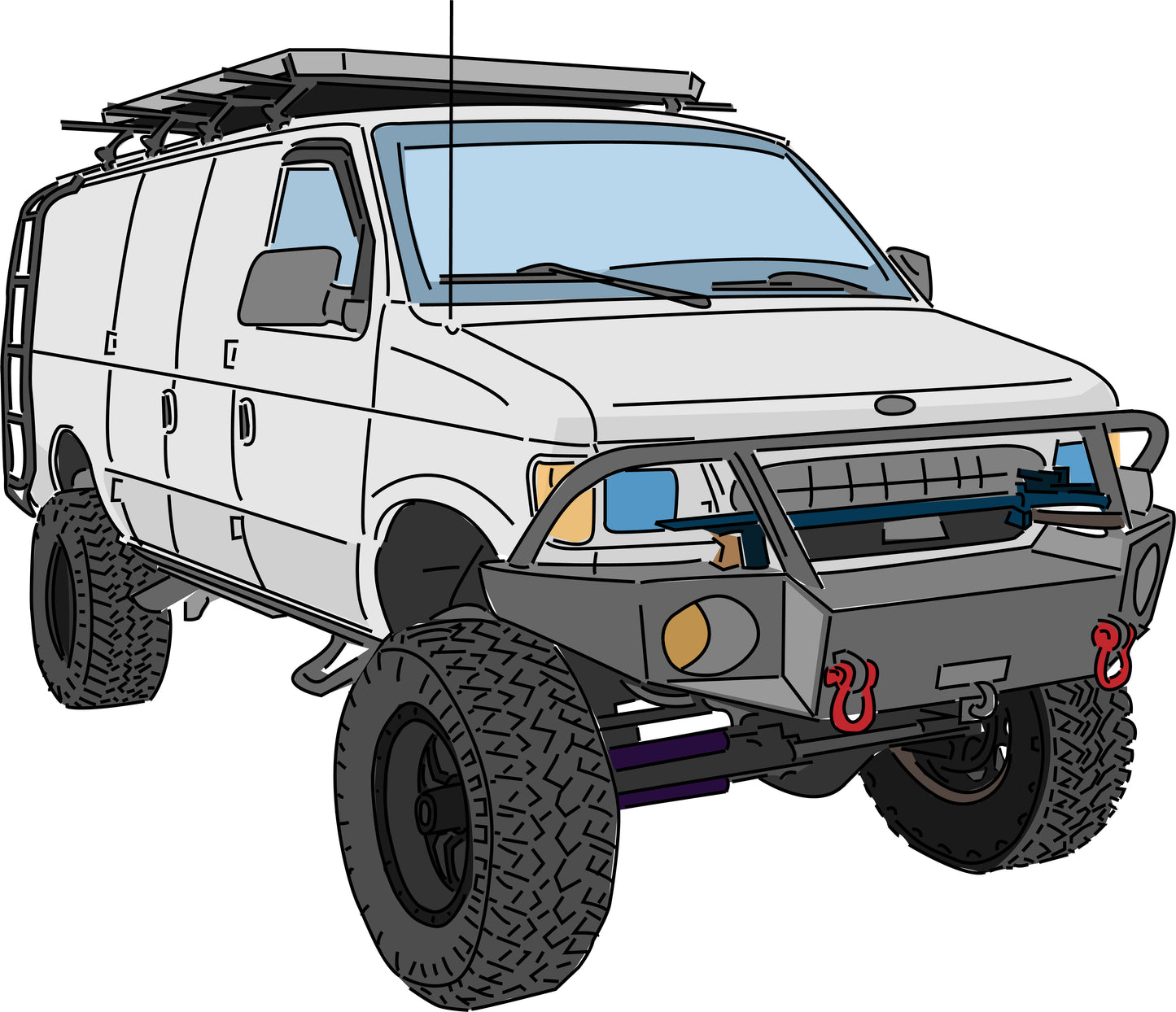 Illustration of Vehicle - Custom Artwork