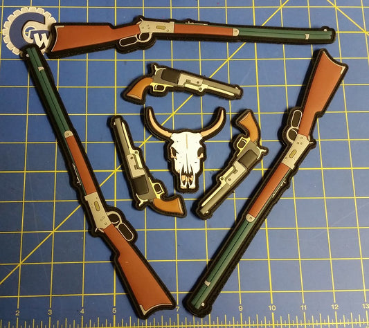 Sold Out - 6 Gun & Skull - Old West PVC Set