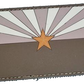 Arizona State Flag PVC Patch