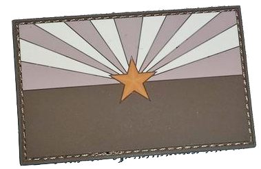 Arizona State Flag PVC Patch