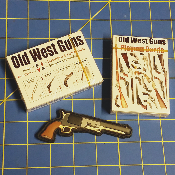 SOLD OUT - Patch & 2 Old West Guns Deck SET