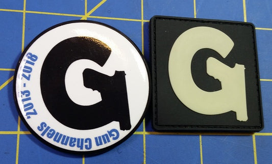 Sold Out - Gun Channels 5th Anny Button & PVC Patch