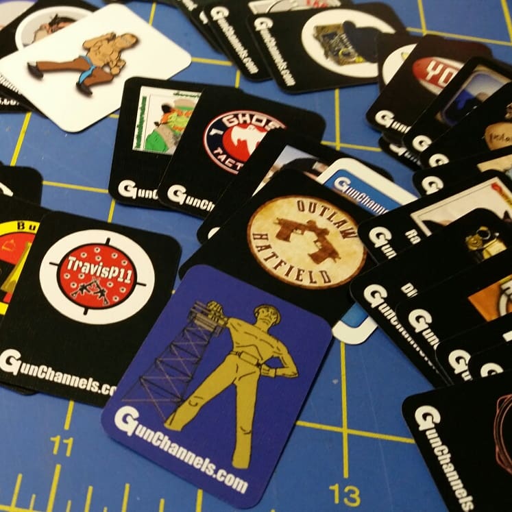 Sold Out - 4th Set - Gun Channels 2018 Trading Cards "the Tulsa deck"