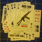 AK47 Identification Playing Card Deck - Back in Stock for a Limited Time