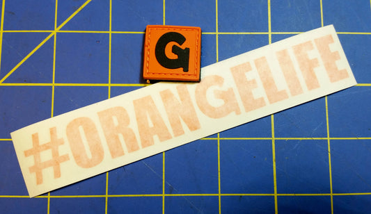 Sold Out - Orange Life - Gun Channels "Ranger Eye" Patch & Decal