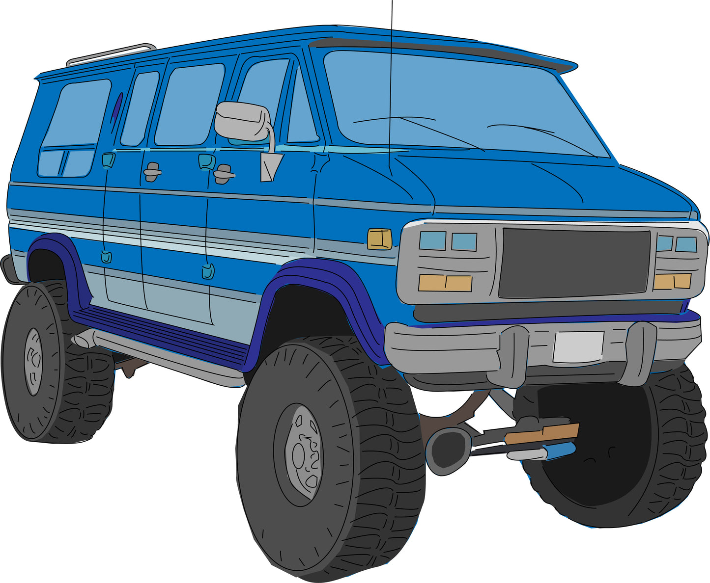 Illustration of Vehicle - Custom Artwork