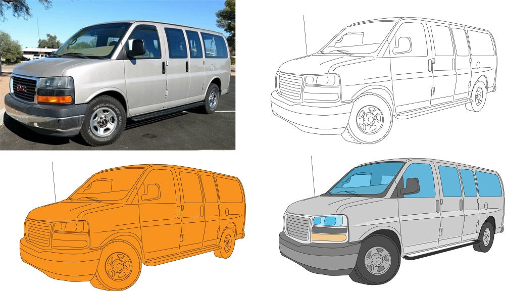 Illustration of Vehicle - Custom Artwork