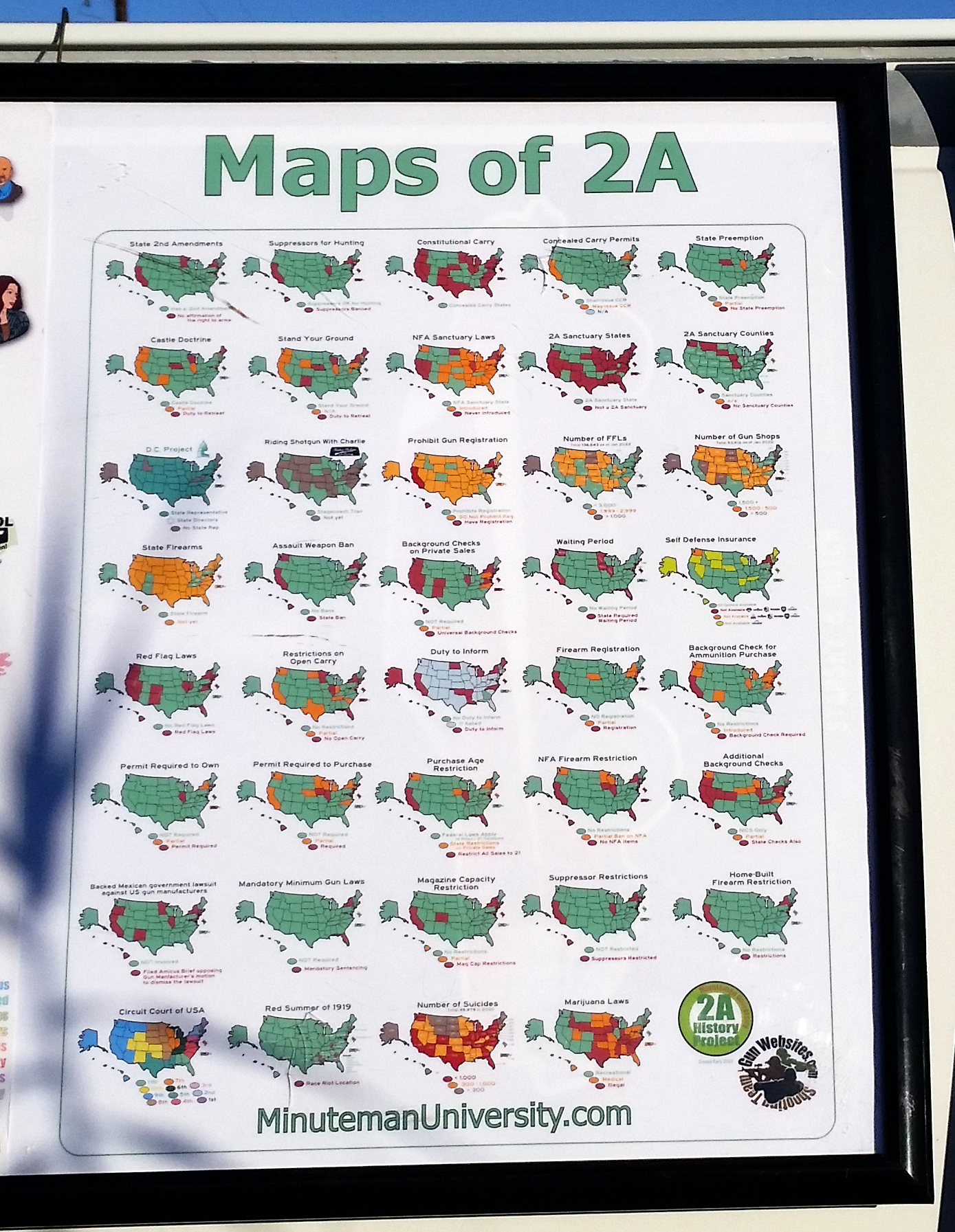 Maps of 2A Poster