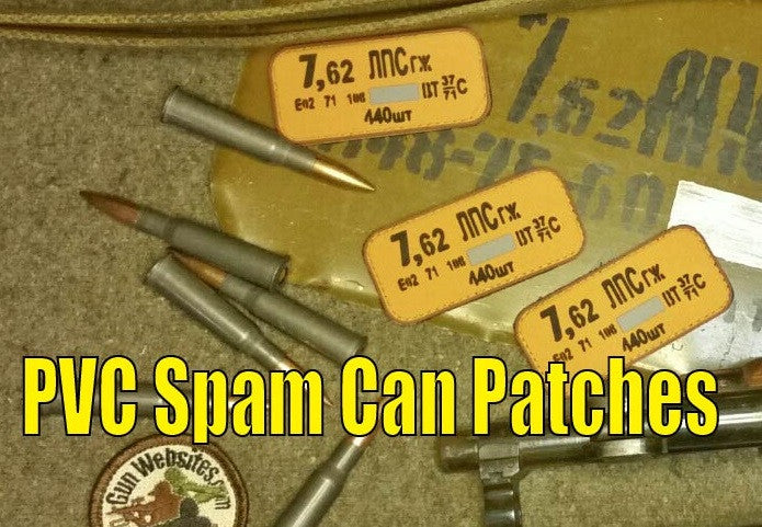 Sold Out - 7.62x54R Spam Can - PVC Patch